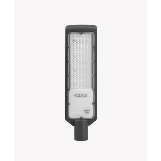 PRO LUMINARIA PARA POSTE 6500K 150W BIVOLT 58,5X16CM ALUMÍNIO PRETO | OPUS LED OPS 81966 PRO LUMINARIA PARA POSTE 6500K 150W BIVOLT 58,5X16CM ALUMÍNIO PRETO | OPUS LED OPS 81966