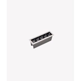 PRO SPOT DE EMBUTIR LED SOUL RECUADO LINEAR 5 FOCOS 4000K 10W BIVOLT 14,2X4,5X4,9CM ALUMÍNIO BRANCO | OPUS LED PRO 81355 PRO SPOT DE EMBUTIR LED SOUL RECUADO LINEAR 5 FOCOS 4000K 10W BIVOLT 14,2X4,5X4,9CM ALUMÍNIO BRANCO | OPUS LED PRO 81355