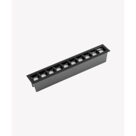 PRO SPOT DE EMBUTIR SOUL LINEAR 2700K 20W BIVOLT 28X4,5X4,9CM ALUMÍNIO PRETO | OPUS LED PRO 83847