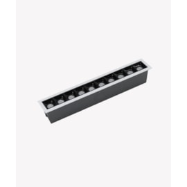 PRO SPOT DE EMBUTIR SOUL LINEAR 4000K 20W BIVOLT 28X4,5X4,9CM ALUMÍNIO BRANCO | OPUS LED PRO 83793