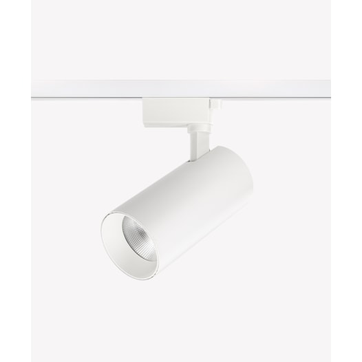 PRO SPOT DE TRILHO LED 3000K 30W BIVOLT 8,9X19CM ALUMÍNIO BRANCO | OPUS LED OPS 36847 PRO SPOT DE TRILHO LED 3000K 30W BIVOLT 8,9X19CM ALUMÍNIO BRANCO | OPUS LED OPS 36847