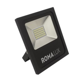 PROJETOR/REFLETOR LED 30W BIVOLT 6000K IP66 | ROMALUX 20011