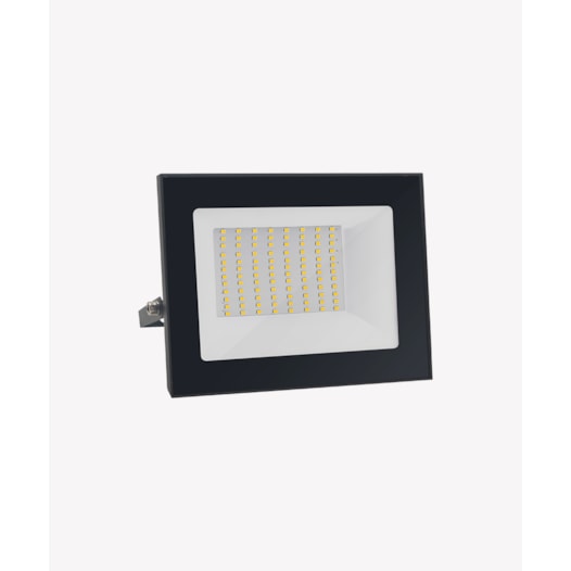 REFLETOR PROJETOR LED EXTERNO 6500K 100W BIVOLT 13,9X18,4X3CM ALUMÍNIO E VIDRO PRETO | OPUS LED OPS 32450 REFLETOR PROJETOR LED EXTERNO 6500K 100W BIVOLT 13,9X18,4X3CM ALUMÍNIO E VIDRO PRETO | OPUS LED OPS 32450