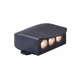 REFLETOR PROJETOR LED ITHO 3000K 3W BIVOLT 13X13X4,2CM ALUMÍNIO PRETO | NORDECOR 2682