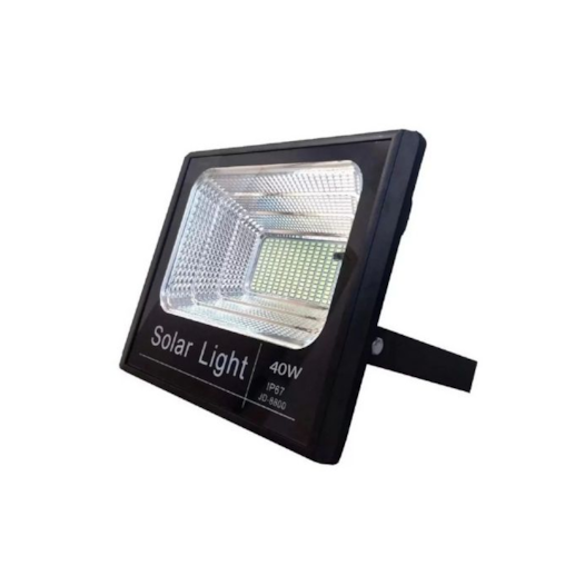 REFLETOR PROJETOR LED PARA ENERGIA SOLAR EXTERNO 6500K 40W PRETO | GAYA 9669