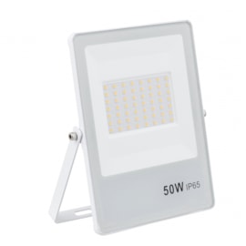 REFLETOR PROJETOR LED ULTRAFINO EXTERNO 3000K 50W BIVOLT 22,1X16,1X1,5CM BRANCO | GAYA 9386