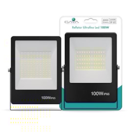 REFLETOR ULTRAFINO LED 100W BIVOLT IP65 PRETO | GAYA 9391 REFLETOR ULTRAFINO LED 100W BIVOLT IP65 PRETO | GAYA 9391