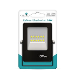 REFLETOR ULTRAFINO LED 10W BIVOLT IP65 PRETO | GAYA 9388 REFLETOR ULTRAFINO LED 10W BIVOLT IP65 PRETO | GAYA 9388