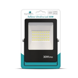 REFLETOR ULTRAFINO LED 30W BIVOLT IP65 PRETO | GAYA 9389 REFLETOR ULTRAFINO LED 30W BIVOLT IP65 PRETO | GAYA 9389