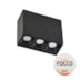 SOBREPOR FOCCO LED 3000K 7W 3,7X9,5X7,0CM ALUMÍNIO PRETO | +LUZ SOB-161/7.30PT SOBREPOR FOCCO LED 3000K 7W 3,7X9,5X7,0CM ALUMÍNIO PRETO | +LUZ SOB-161/7.30PT