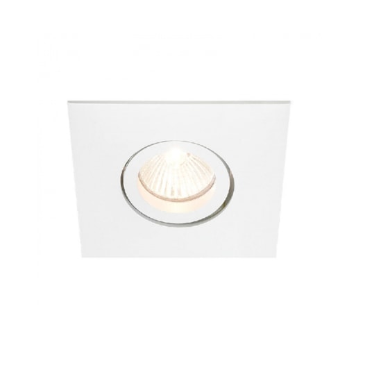 SPOT DE EMBUTIR FACE PLANA LISSE II QUADRADO DICROICA PAR16 9,5X9,5X7CM ALUMÍNIO | NEWLINE B55521