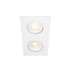 SPOT DE EMBUTIR FACE PLANA LISSE II RETANGULAR DUPLO AR70 22,7X12X7CM ALUMÍNIO | NEWLINE IN55542