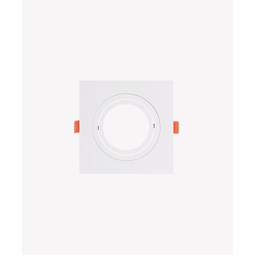 SPOT DE EMBUTIR FACE PLANA QUADRADO DIRECIONÁVEL 1xMR16 10,2X10,2X2,5CM POLICARBONATO BRANCO | OPUS LED OPS 83403 SPOT DE EMBUTIR FACE PLANA QUADRADO DIRECIONÁVEL 1xMR16 10,2X10,2X2,5CM POLICARBONATO BRANCO | OPUS LED OPS 83403