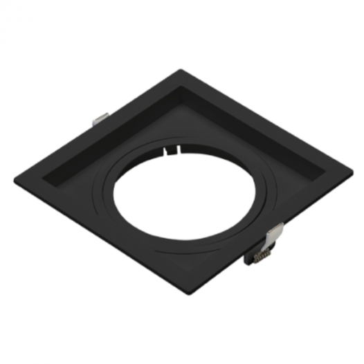 SPOT DE EMBUTIR FACE RECUADA QUADRADO DICROICA PAR16 10X10X3,5CM ABS PRETO | PIX ILUMINAÇÃO 36506290 SPOT DE EMBUTIR FACE RECUADA QUADRADO DICROICA PAR16 10X10X3,5CM ABS PRETO | PIX ILUMINAÇÃO 36506290