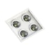 SPOT DE EMBUTIR FACE RECUADO QUADRADO QUÁDRUPLO AR70 BRANCO | SAVEENERGY SE-330.2913 SPOT DE EMBUTIR FACE RECUADO QUADRADO QUÁDRUPLO AR70 BRANCO | SAVEENERGY SE-330.2913