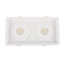 SPOT DE EMBUTIR FLEA 24,5X13,4CM ALUMÍNIO BRANCO | NORDECOR 6333 SPOT DE EMBUTIR FLEA 24,5X13,4CM ALUMÍNIO BRANCO | NORDECOR 6333