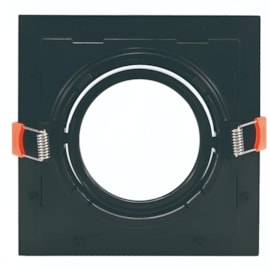 SPOT DE EMBUTIR FLEA QUADRADO AR111 PRETO | NORDECOR 6200 SPOT DE EMBUTIR FLEA QUADRADO AR111 PRETO | NORDECOR 6200