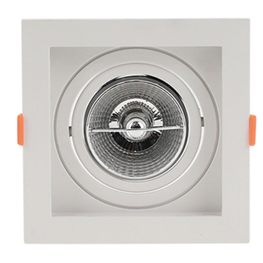 SPOT DE EMBUTIR FLEA QUADRADO AR70 BRANCO | NORDECOR 6196 SPOT DE EMBUTIR FLEA QUADRADO AR70 BRANCO | NORDECOR 6196