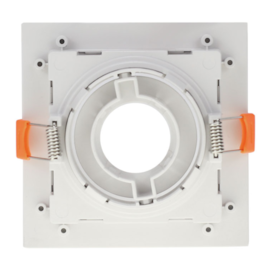 SPOT DE EMBUTIR FLEA QUADRADO MINI DICROICA BRANCO | NORDECOR 6184 SPOT DE EMBUTIR FLEA QUADRADO MINI DICROICA BRANCO | NORDECOR 6184