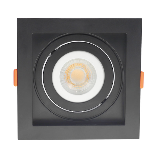 SPOT DE EMBUTIR FLEA QUADRADO PAR30 17X17X4,3CM POLICARBONATO PRETO | NORDECOR 6194 SPOT DE EMBUTIR FLEA QUADRADO PAR30 17X17X4,3CM POLICARBONATO PRETO | NORDECOR 6194