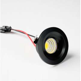 SPOT DE EMBUTIR LED ELYSA REDONDO 3000K 3W BIVOLT PRETO | NORDECOR 6006 SPOT DE EMBUTIR LED ELYSA REDONDO 3000K 3W BIVOLT PRETO | NORDECOR 6006