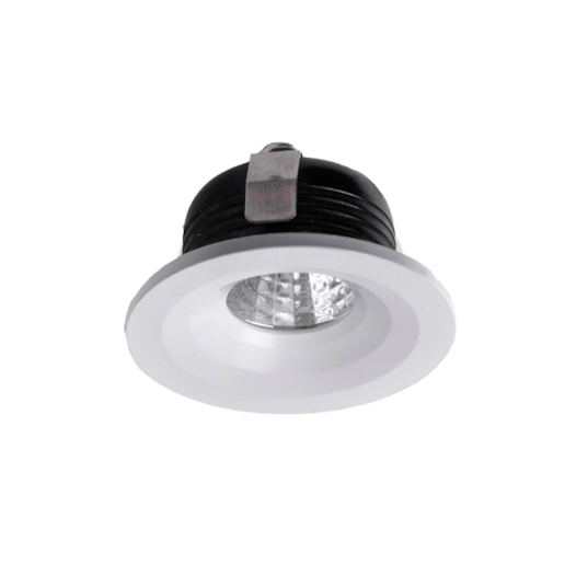 SPOT DE EMBUTIR LED ELYSA REDONDO MINI 3000K 3W BIVOLT BRANCO | NORDECOR 6004