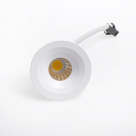 SPOT DE EMBUTIR LED ELYSA REDONDO MINI 3000K 3W BIVOLT BRANCO | NORDECOR 6004 SPOT DE EMBUTIR LED ELYSA REDONDO MINI 3000K 3W BIVOLT BRANCO | NORDECOR 6004