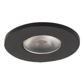 SPOT DE EMBUTIR LED LICTO REDONDO 3000K 1W BIVOLT 3,5X2,9CM ABS PRETO | BELLA ILUMINAÇÃO LIC1ST01PT004