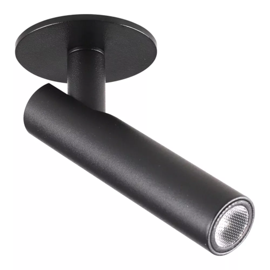 SPOT DE EMBUTIR LED LIO CILÍNDRICO 3000K 2W BIVOLT 3X11X6CM ALUMÍNIO PRETO | SL ILUMINAÇÃO 2087-383 SPOT DE EMBUTIR LED LIO CILÍNDRICO 3000K 2W BIVOLT 3X11X6CM ALUMÍNIO PRETO | SL ILUMINAÇÃO 2087-383