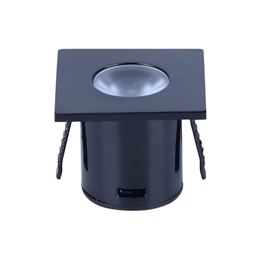 SPOT DE EMBUTIR LED MINI WOOD PARA MARCENARIA 3000K 1W BIVOLT 3,5X3,5X2,9CM PRETO | GAYA 8297 SPOT DE EMBUTIR LED MINI WOOD PARA MARCENARIA 3000K 1W BIVOLT 3,5X3,5X2,9CM PRETO | GAYA 8297
