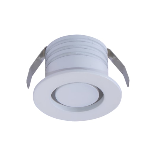 SPOT DE EMBUTIR LED NOBI 3000K 3W BIVOLT Ø4,3X2,8CM ALUMÍNIO BRANCO | NORDECOR 6439 SPOT DE EMBUTIR LED NOBI 3000K 3W BIVOLT Ø4,3X2,8CM ALUMÍNIO BRANCO | NORDECOR 6439