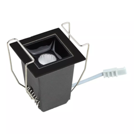 SPOT DE EMBUTIR LED PIACE QUADRADO 4000K 2W BIVOLT 4,4X4,4X5CM ALUMÍNIO PRETO | SL ILUMINAÇÃO 2024-368 SPOT DE EMBUTIR LED PIACE QUADRADO 4000K 2W BIVOLT 4,4X4,4X5CM ALUMÍNIO PRETO | SL ILUMINAÇÃO 2024-368