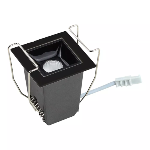 SPOT DE EMBUTIR LED PIACE QUADRADO 4000K 2W BIVOLT 4,4X4,4X5CM ALUMÍNIO PRETO | SL ILUMINAÇÃO 2024-368 SPOT DE EMBUTIR LED PIACE QUADRADO 4000K 2W BIVOLT 4,4X4,4X5CM ALUMÍNIO PRETO | SL ILUMINAÇÃO 2024-368