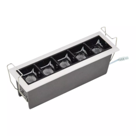 SPOT DE EMBUTIR LED PIACE RETANGULAR 2700K 10W BIVOLT 14,7X5X4,4CM ALUMÍNIO BRANCO | SL ILUMINAÇÃO 2024-172 SPOT DE EMBUTIR LED PIACE RETANGULAR 2700K 10W BIVOLT 14,7X5X4,4CM ALUMÍNIO BRANCO | SL ILUMINAÇÃO 2024-172