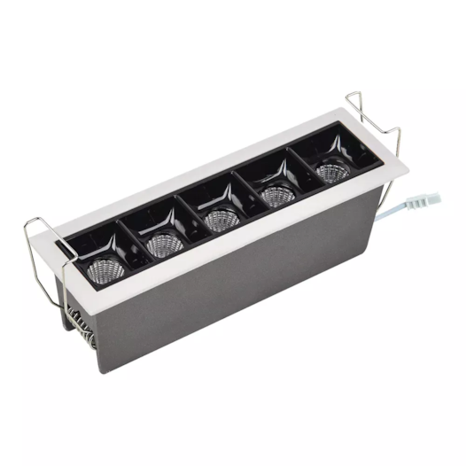 SPOT DE EMBUTIR LED PIACE RETANGULAR 2700K 10W BIVOLT 14,7X5X4,4CM ALUMÍNIO BRANCO | SL ILUMINAÇÃO 2024-172 SPOT DE EMBUTIR LED PIACE RETANGULAR 2700K 10W BIVOLT 14,7X5X4,4CM ALUMÍNIO BRANCO | SL ILUMINAÇÃO 2024-172