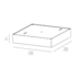 SPOT DE EMBUTIR LED PICCO ORIENTÁVEL 34° IRC 90 2700K 20W BIVOLT 20X20X4,1CM ALUMÍNIO | INTERLIGHT 2785-AB-S
