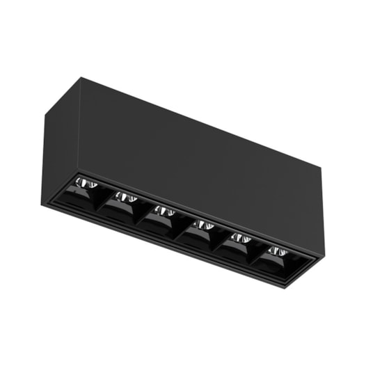 SPOT DE EMBUTIR LED PICCO ORIENTÁVEL 48° IRC 90 2700K 14W BIVOLT 16,9X4,3X6,5CM ALUMÍNIO | INTERLIGHT 2783-MA-S