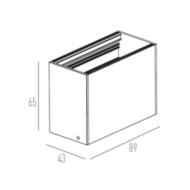 SPOT DE EMBUTIR LED PICCO ORIENTÁVEL 48° IRC 90 2700K 7W BIVOLT 8,9X4,3X6,5CM ALUMÍNIO | INTERLIGHT 2792-MA-S