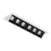 SPOT DE EMBUTIR LED PICCO ORIENTÁVEL RETANGULAR COM BORDA 48° IRC 90 6 FOCOS 4000K 14W BIVOLT ALUMÍNIO | INTERLIGHT 4583-MA-N