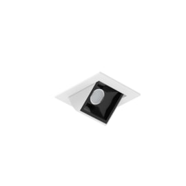 SPOT DE EMBUTIR LED PICCO PRO QUADRADO COM BORDA 34° IRC 95 2700K 2,5W BIVOLT ALUMÍNIO | INTERLIGHT 4591-AB-S