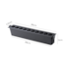 SPOT DE EMBUTIR LED POWERUS 10 FOCOS IRC 90 3000K 20W BIVOLT 28X4,5X5CM PRETO | NORDECOR 6378