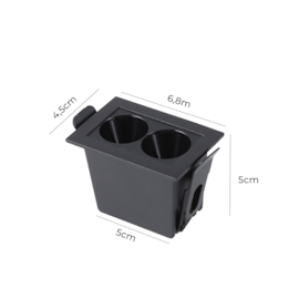 SPOT DE EMBUTIR LED POWERUS 2 FOCOS IRC 90 3000K 4W BIVOLT 5X6,8CM ALUMÍNIO PRETO | NORDECOR 6372 SPOT DE EMBUTIR LED POWERUS 2 FOCOS IRC 90 3000K 4W BIVOLT 5X6,8CM ALUMÍNIO PRETO | NORDECOR 6372
