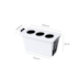 SPOT DE EMBUTIR LED POWERUS 3 FOCOS IRC 90 3000K 6W BIVOLT 5X9,5CM ALUMÍNIO BRANCO | NORDECOR 6373