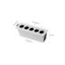 SPOT DE EMBUTIR LED POWERUS 5 FOCOS IRC 90 3000K 10W BIVOLT 5X14,5CM ALUMÍNIO BRANCO | NORDECOR 6375