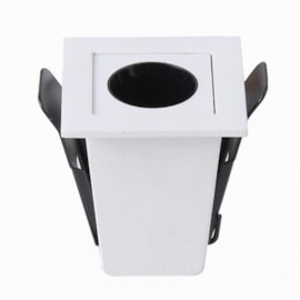 SPOT DE EMBUTIR LED POWERUS IRC 90 3000K 2W BIVOLT 4,5X4,5X5CM ALUMÍNIO BRANCO | NORDECOR 6369 SPOT DE EMBUTIR LED POWERUS IRC 90 3000K 2W BIVOLT 4,5X4,5X5CM ALUMÍNIO BRANCO | NORDECOR 6369