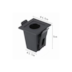 SPOT DE EMBUTIR LED POWERUS QUADRADO IRC 90 3000K 2W BIVOLT 4,5X4,5X5CM PRETO | NORDECOR 6428