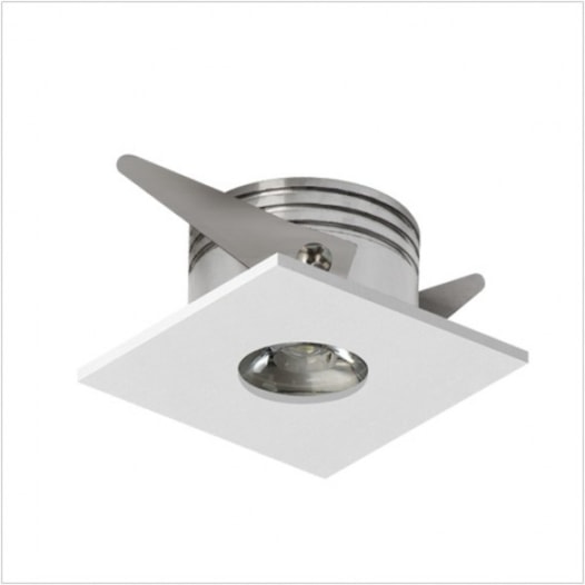 SPOT DE EMBUTIR LED QUADRADO 1,5W ALUMÍNIO | MISTERLED SLED1100-1 SPOT DE EMBUTIR LED QUADRADO 1,5W ALUMÍNIO | MISTERLED SLED1100-1