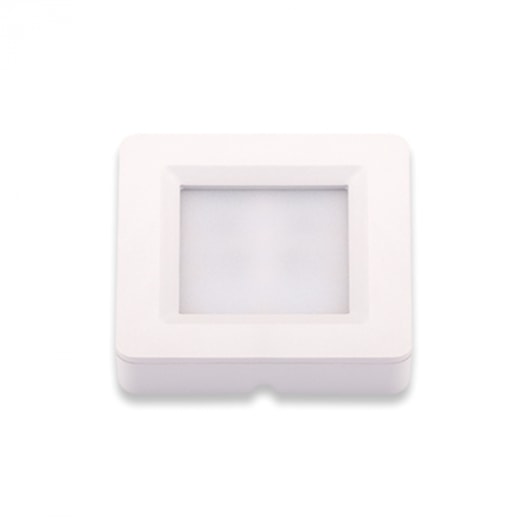 SPOT DE EMBUTIR LED QUADRADO 3000K 2W BIVOLT 7X7X1,5CM BRANCO | PIX ILUMINAÇÃO 36505002