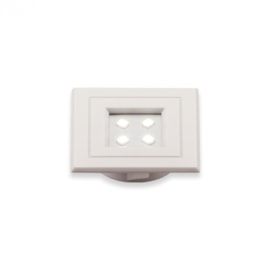 SPOT DE EMBUTIR LED QUADRADO 6000K 1W BIVOLT 4X4X1CM BRANCO | PIX ILUMINAÇÃO 36505226 SPOT DE EMBUTIR LED QUADRADO 6000K 1W BIVOLT 4X4X1CM BRANCO | PIX ILUMINAÇÃO 36505226