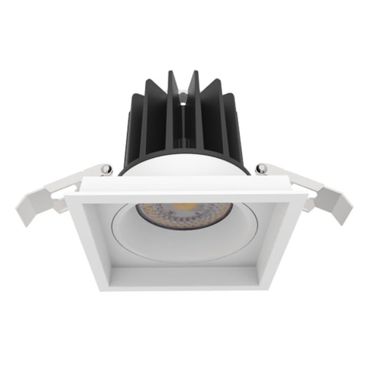 SPOT DE EMBUTIR LED QUADRADO BIVOLT 24º 8W 3000K | INTERLIGHT IL-DW01